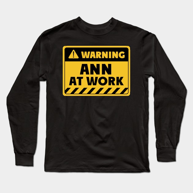 Ann at work Long Sleeve T-Shirt by EriEri